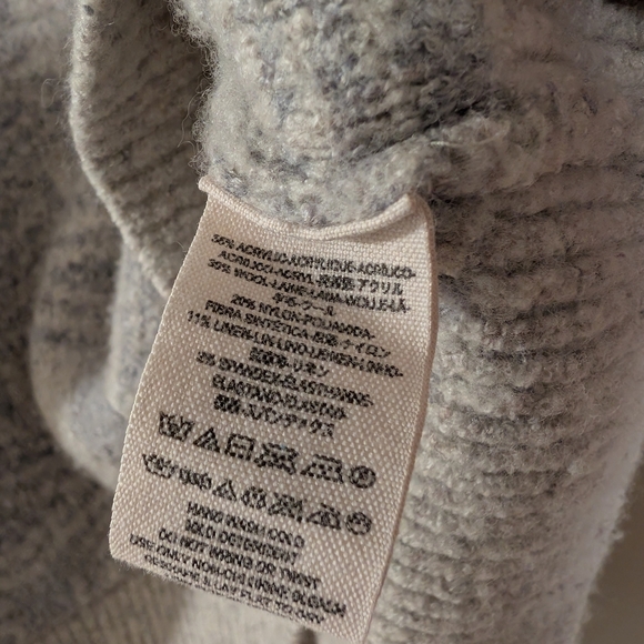 Free People Six Degree Wool Blend Hooded Sweater Size M - Picture 5 of 6